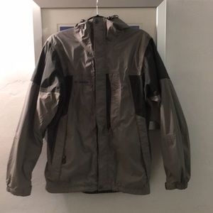 Columbia Small rain jacket, grey black